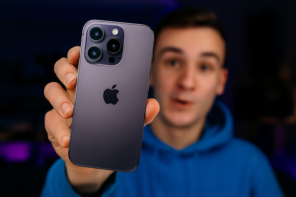 Bannière promotionnelle de l’iPhone 14 Pro 128Go reconditionné en offre spéciale sur Cdiscount