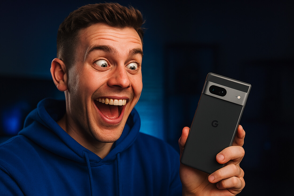 Bannière promotionnelle du Google Pixel 7 128Go sur Recommerce