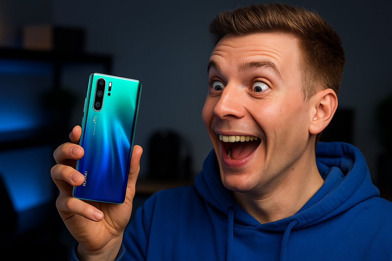 Bannière promotionnelle du Huawei P30 Pro 128Go reconditionné en promotion